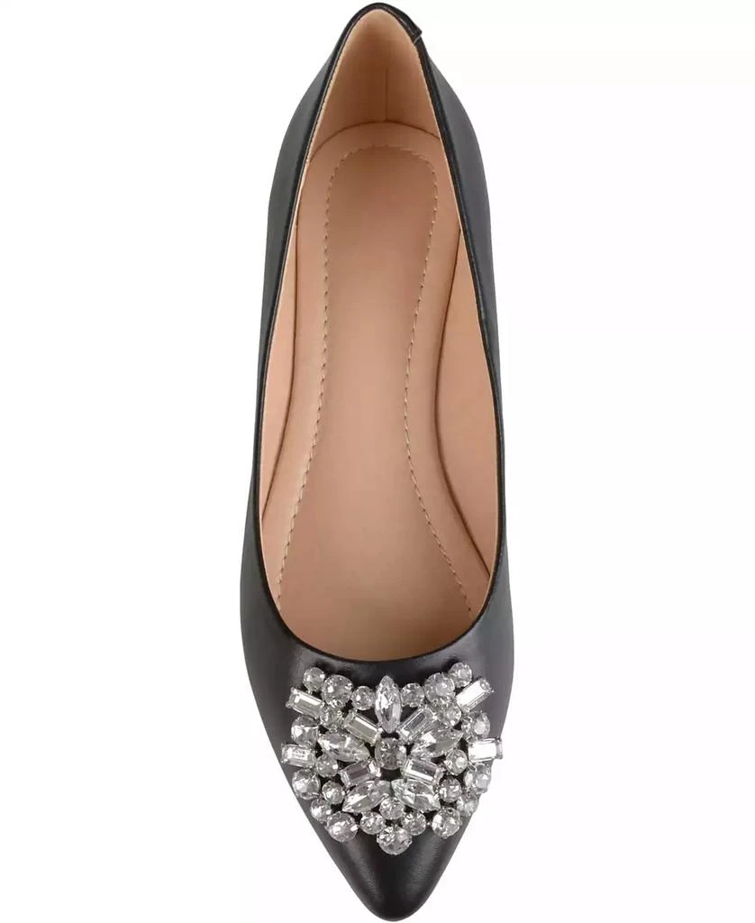 商品Journee Collection|Women's Renzo Jeweled Flats,价格¥400,第4张图片详细描述
