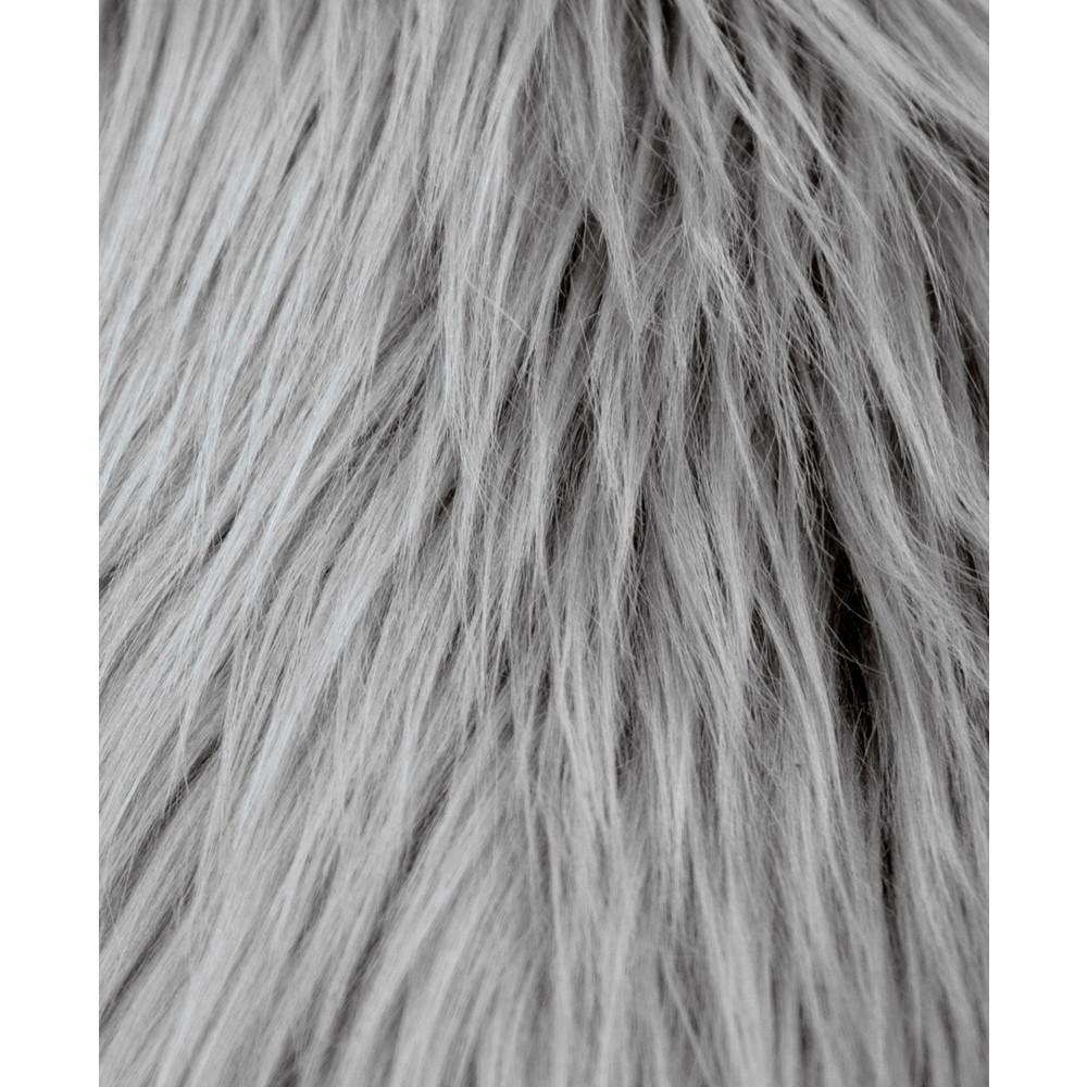 商品Juicy Couture|Sheepskin Faux-Fur Decorative Pillow, 22" x 22",价格¥181,第4张图片详细描述