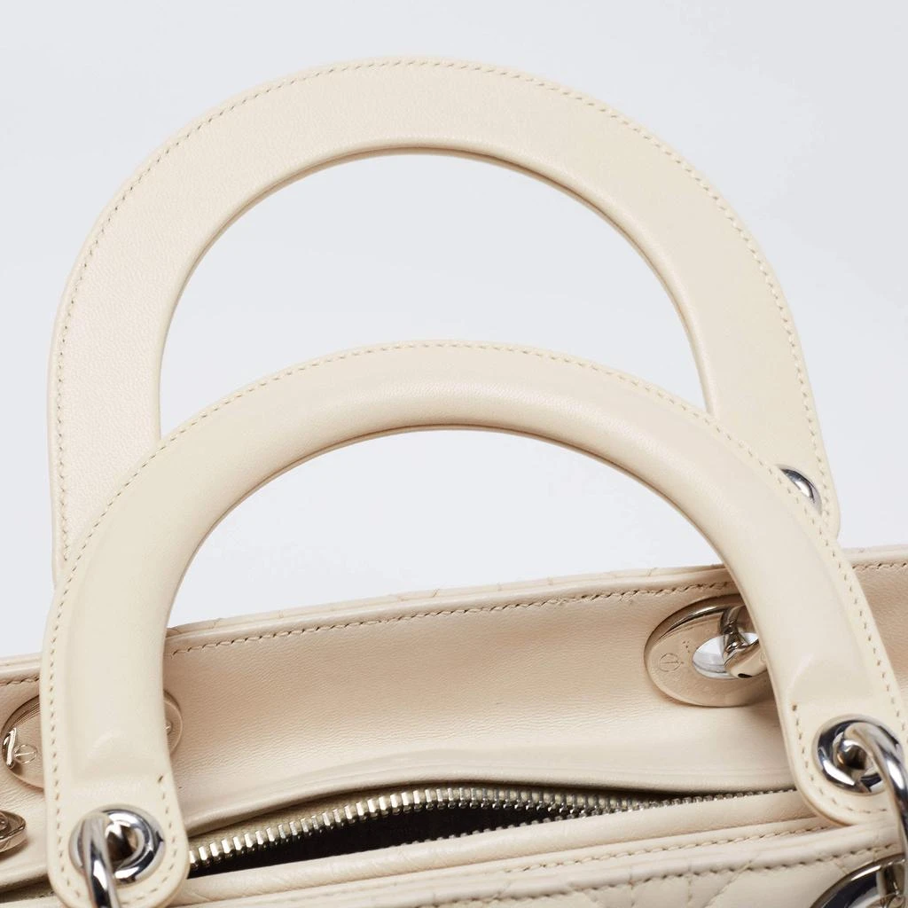 Dior Beige Cannage Leather Medium Lady Dior Tote  商品