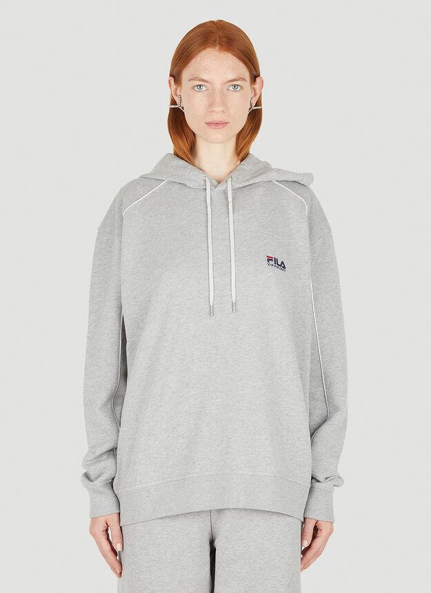 商品Y/Project|Double Neck Hooded Sweatshirt in Grey,价格¥881,第1张图片