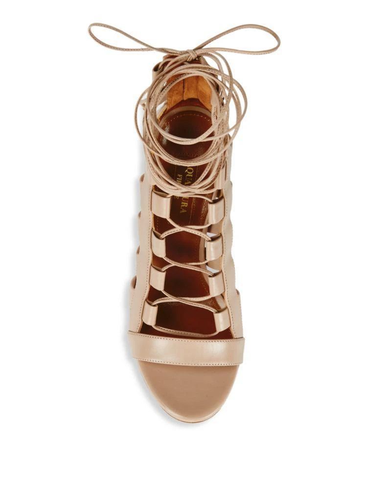 商品Aquazzura|Leather Stiletto Pumps,价格¥1183,第4张图片详细描述