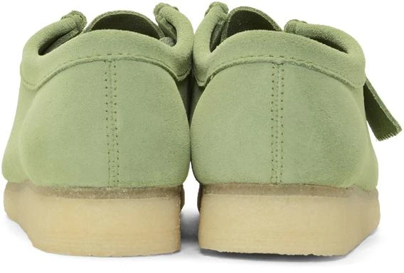 商品Clarks|Green Suede Wallabee Moccasins 沙漠靴,价格¥802,第4张图片详细描述