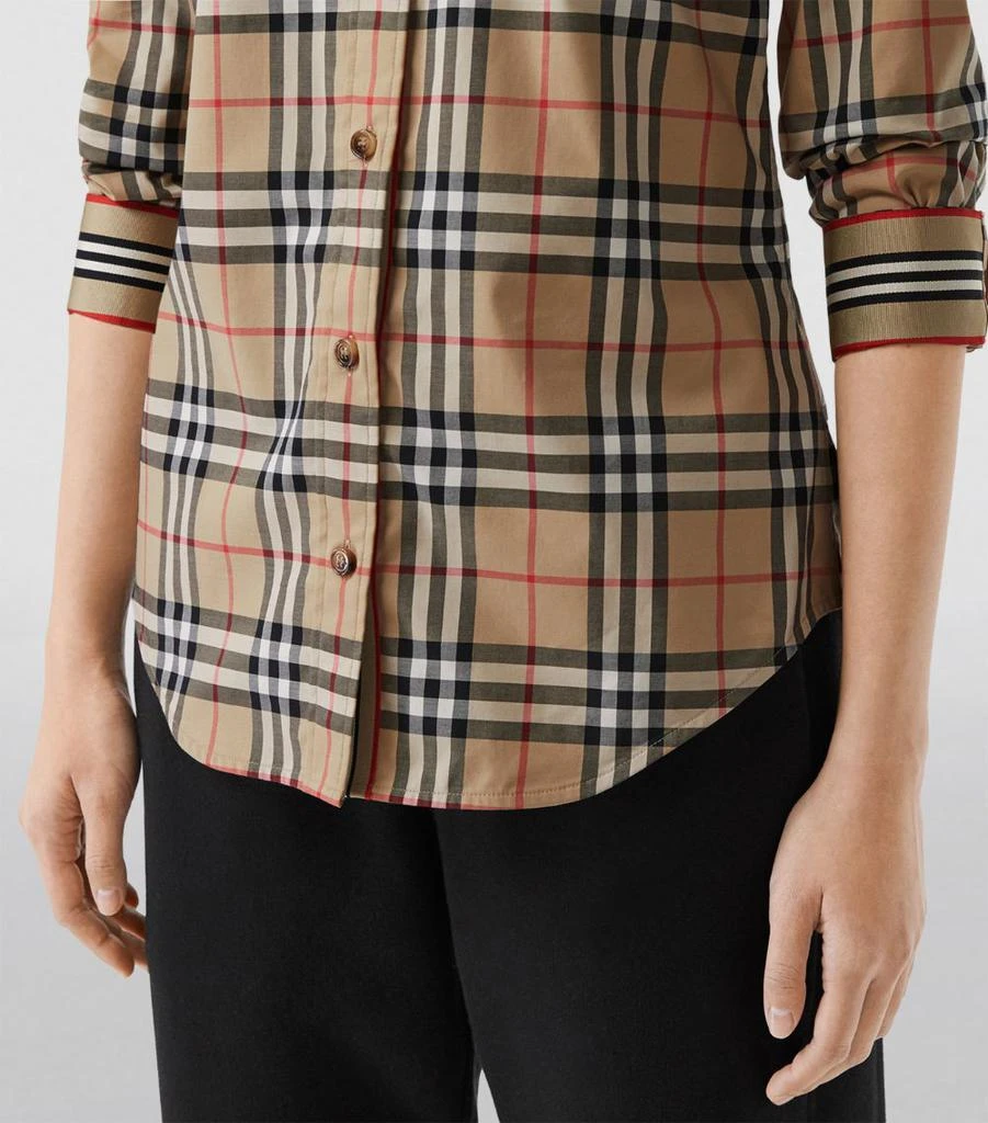 商品Burberry|Vintage Check Button-Down Shirt,价格¥4636,第5张图片详细描述