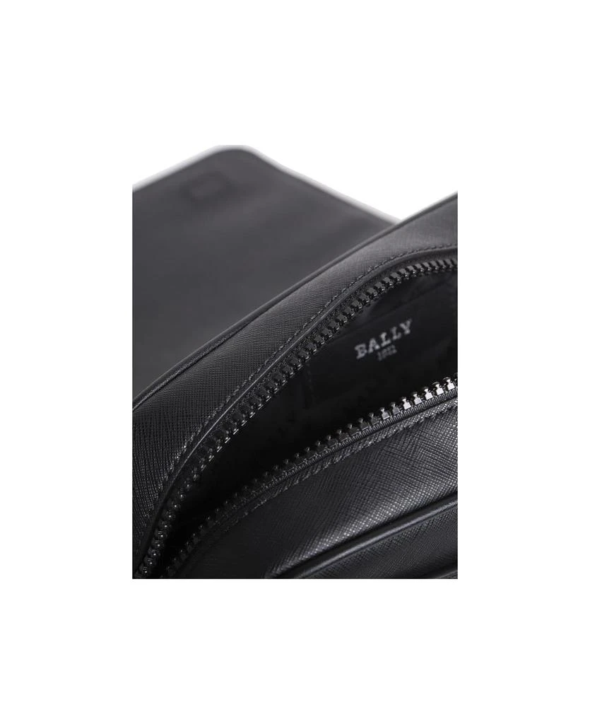 商品Bally|Logo-debossed Striped Messenger Bag,价格¥4103,第4张图片详细描述