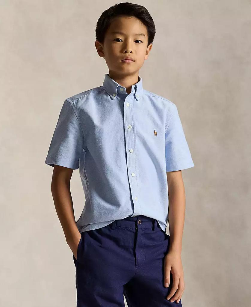 Chemise à manches courtes en coton Oxford pour garçons de 8 à 20 ans image 2