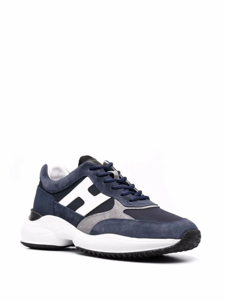 商品hogan|Hogan men's blue other materials lace up shoes,价格¥2888,第2张图片详细描述