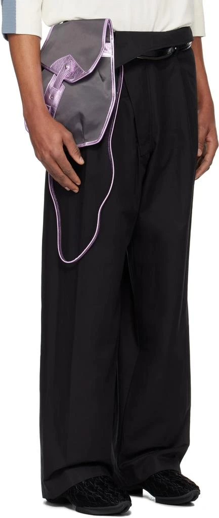 商品Kiko Kostadinov|Black Navin Wide Leg Trousers,价格¥4981,第2张图片详细描述