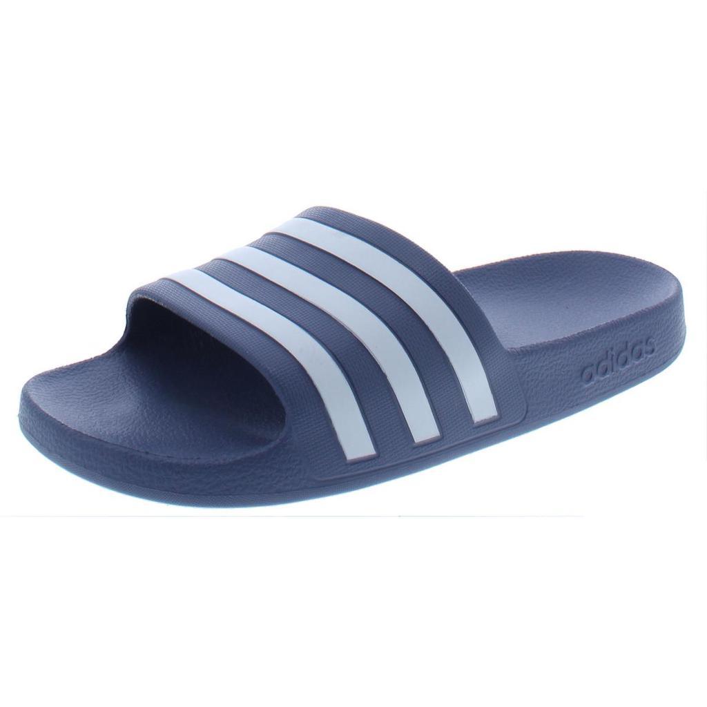 商品Adidas|Adidas Womens Adilette Aqua Flat Slip On Pool Slides,价格¥281,第1张图片