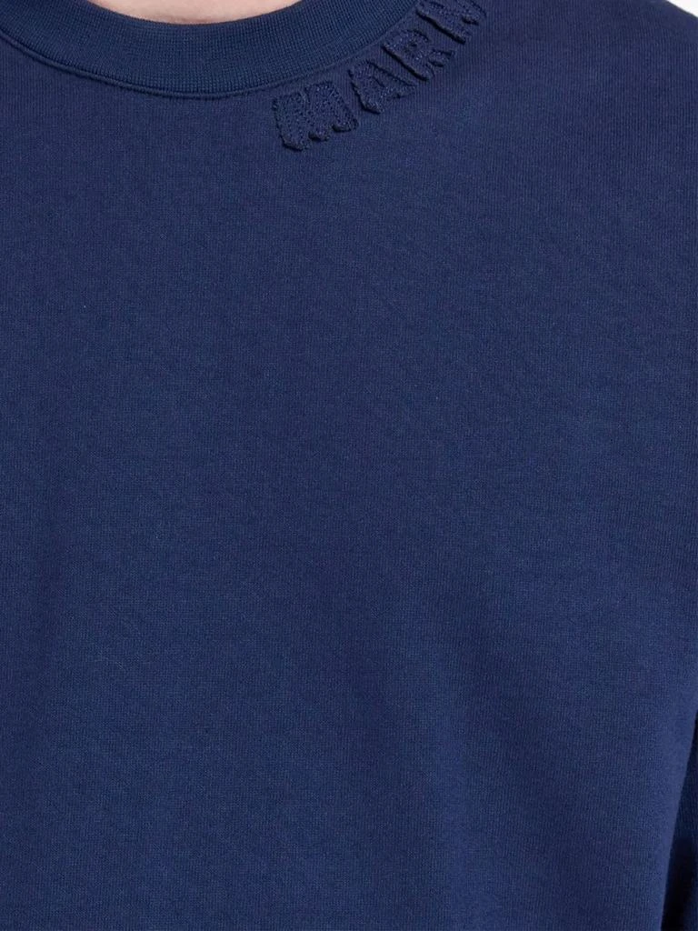 商品Marni|Navy Blue Cotton T-shirt,价格¥2824,第3张图片详细描述