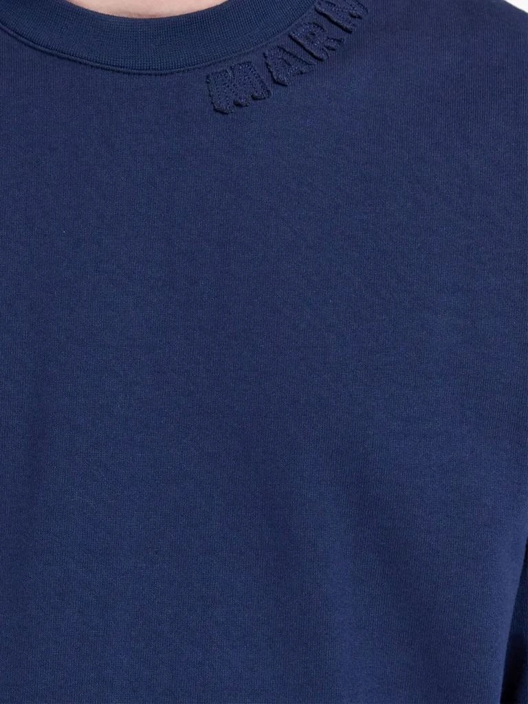 商品Marni|Navy Blue Cotton T-shirt,价格¥3028,第3张图片详细描述