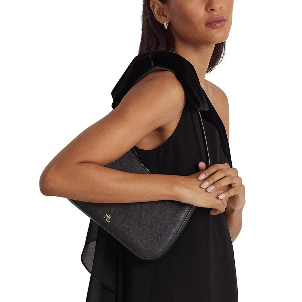 商品Ralph Lauren|Women's Crosshatch Leather Medium Danni Shoulder Bag,价格¥1678,第2张图片详细描述