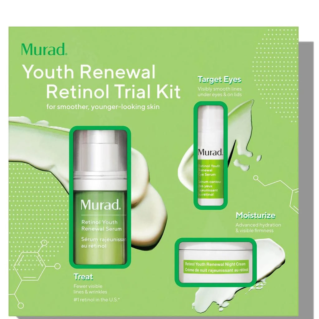 商品Murad|Murad Youth Renewal Retinol Trial Kit,价格¥447,第1张图片