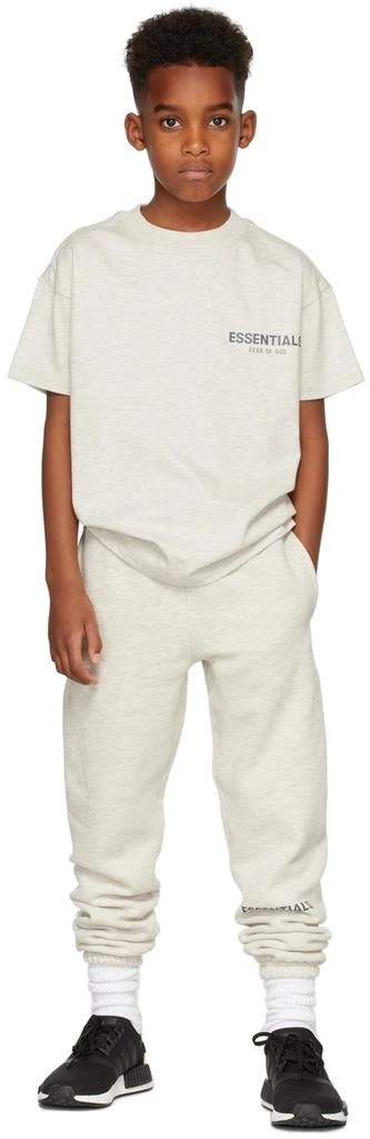 商品Essentials|Kids Off-White Jersey T-Shirt,价格¥204,第1张图片
