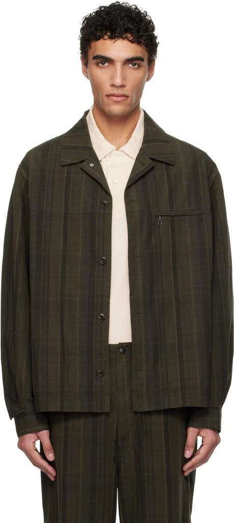 商品Nanamica|Brown Plaid Dock Jacket,价格¥3760,第1张图片