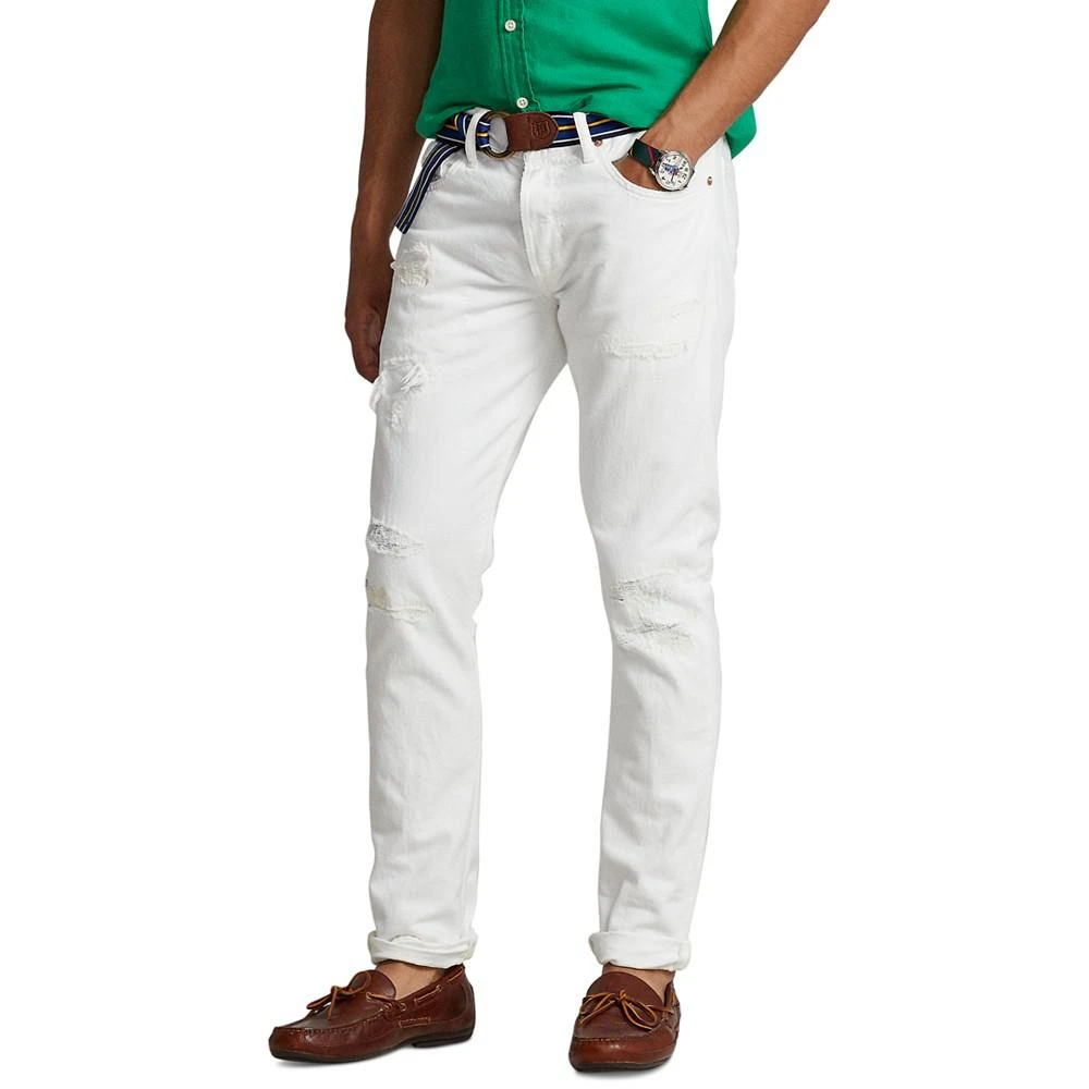 商品Ralph Lauren|Men's Sullivan Slim Distressed Jeans,价格¥481,第1张图片