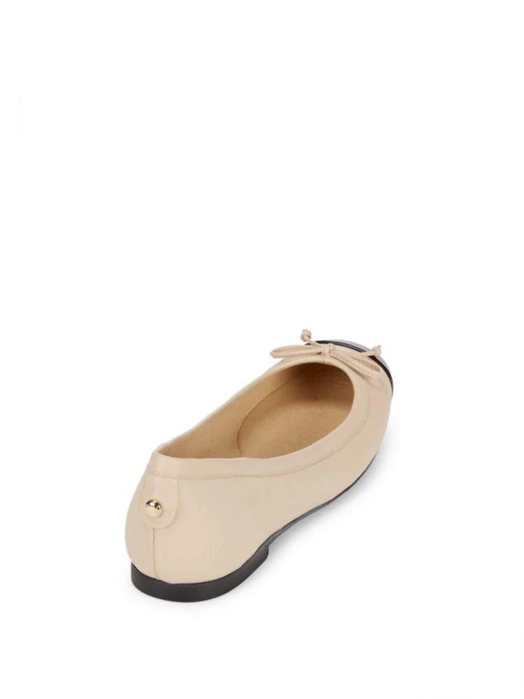 商品Stuart Weitzman|Stringtip Leather Ballet Flats,价格¥789,第2张图片详细描述