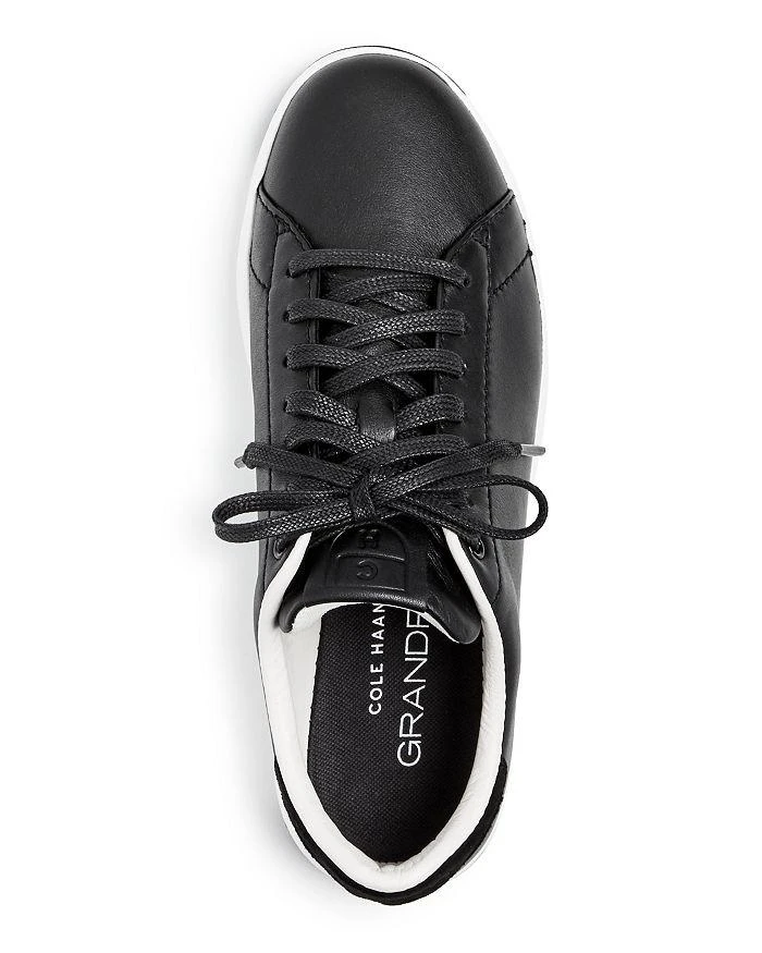 商品Cole Haan|Women's GrandSport Leather Lace Up Sneakers,价格¥1040,第3张图片详细描述