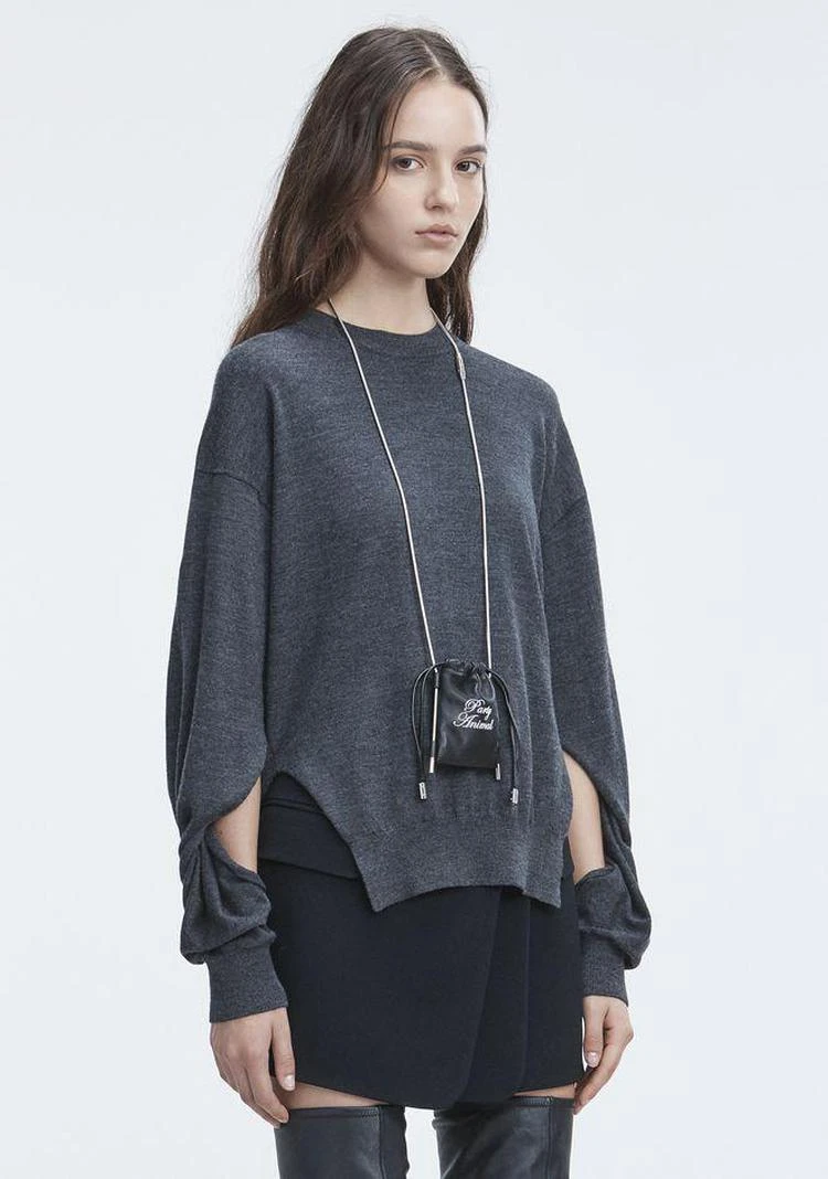商品Alexander Wang|TWISTED SLEEVE SWEATER,价格¥1130,第5张图片详细描述