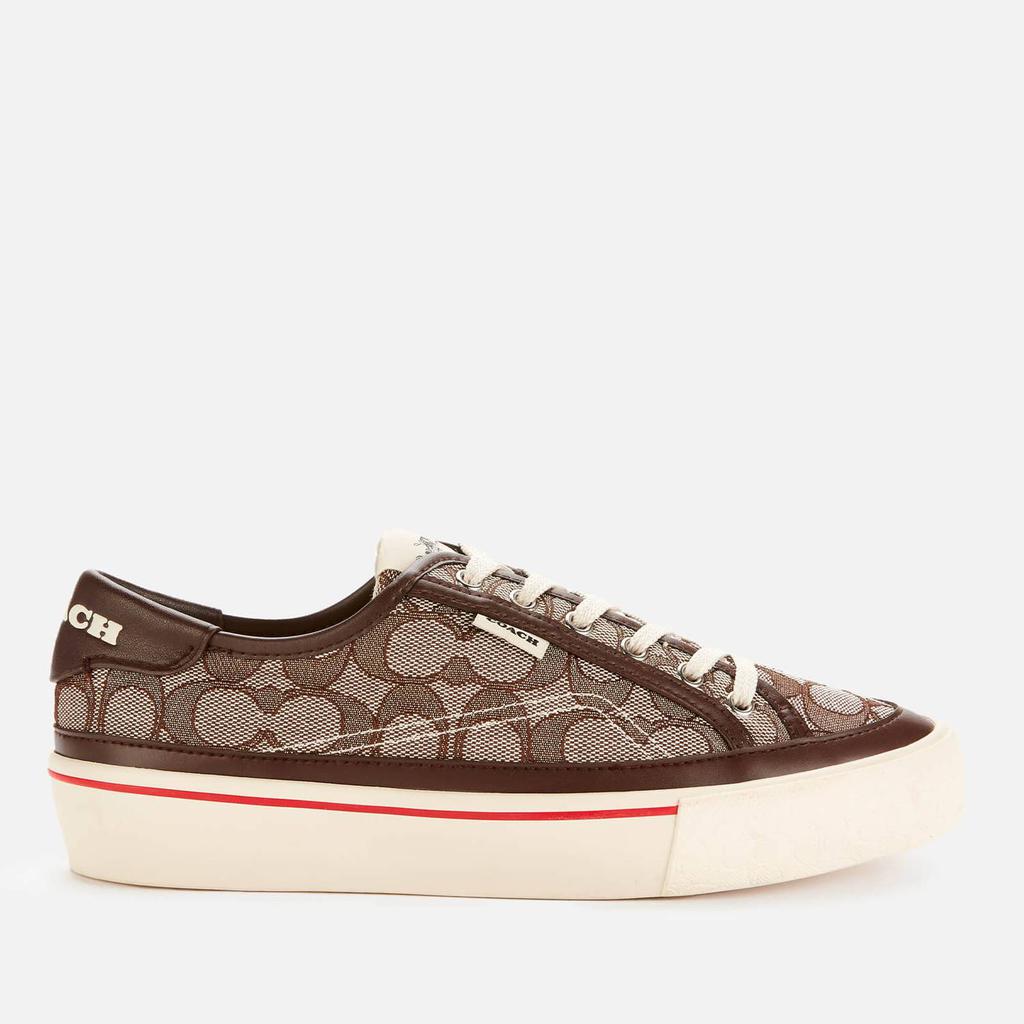 Coach Women's Citysole Jacquard Platform Trainers - Oak/Saddle商品第1张图片规格展示