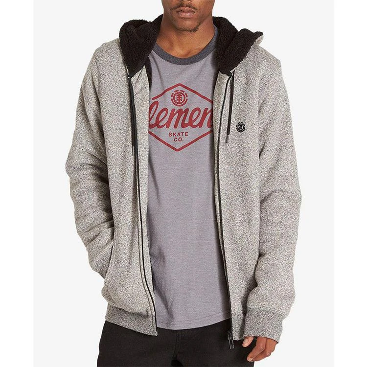 商品Element|Men's Halton Heathered Zip-Front Hoodie,价格¥209,第3张图片详细描述