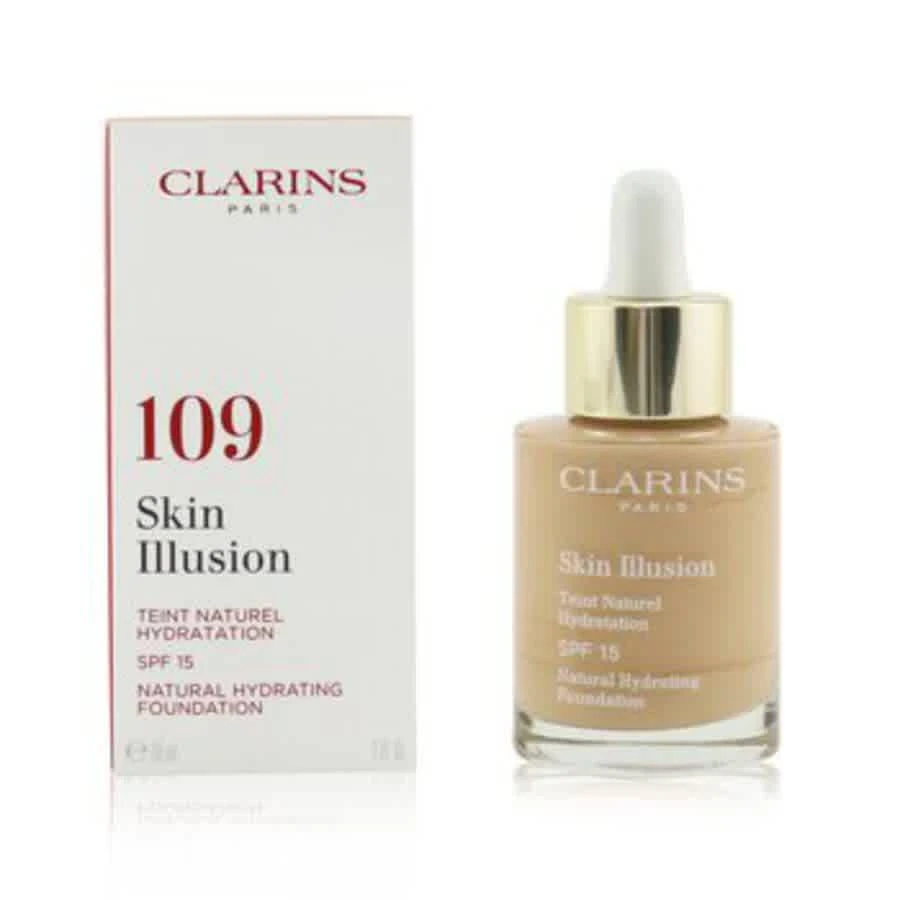 商品Clarins|- Skin Illusion Natural Hydrating Foundation SPF 15 # 109 Wheat  30ml/1oz,价格¥303,第3张图片详细描述