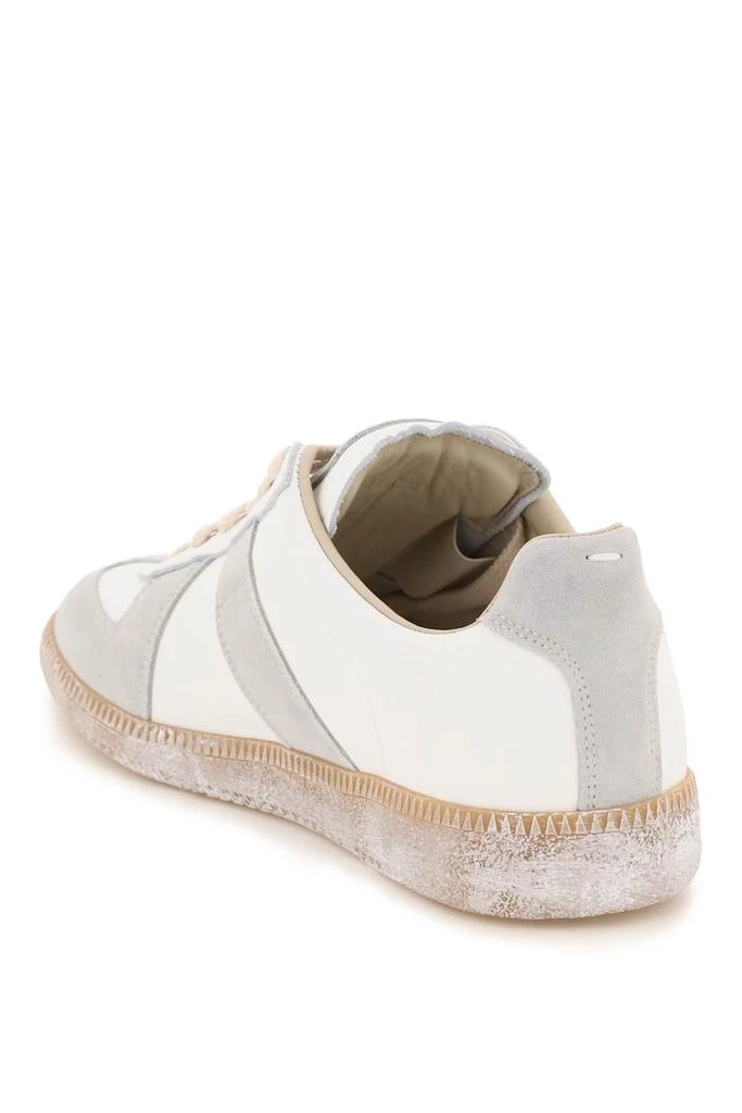 商品MAISON MARGIELA|Maison margiela leather replica sneakers,价格¥2710,第3张图片详细描述