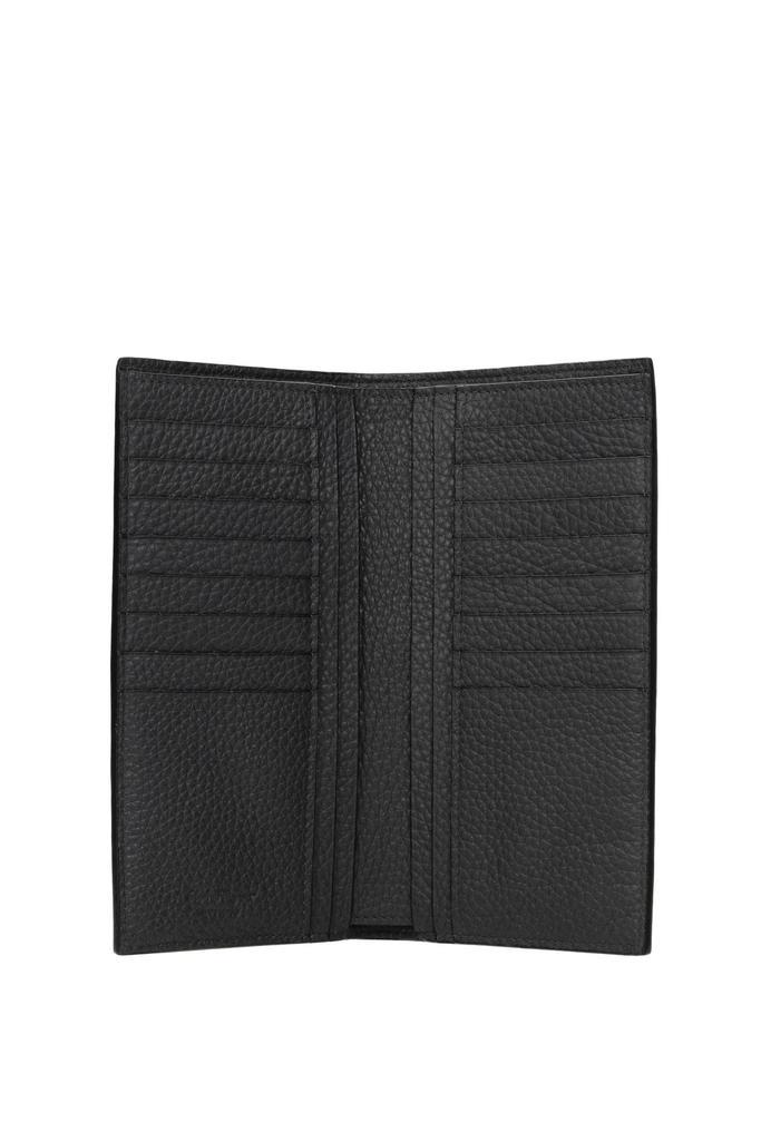 商品Salvatore Ferragamo|Wallets Leather Gray Asphalt,价格¥1191,第4张图片详细描述