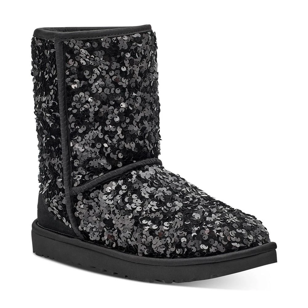 商品UGG|Women's Classic Short Chunky Sequin Booties,价格¥677,第1张图片