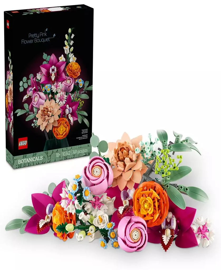 商品LEGO|Botanicals Pretty Flower Bouquet 10342 Building Kit, 749 Pieces,价格¥442,第1张图片