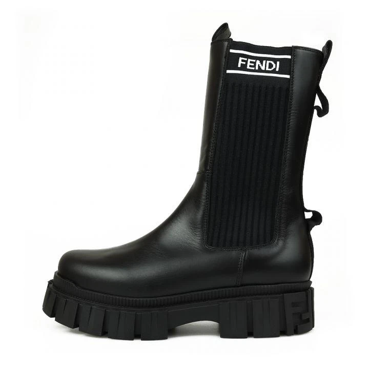 商品Fendi|Black Chunky Boots,价格¥3942,第1张图片