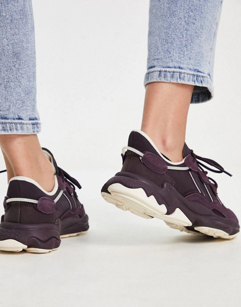 商品Adidas|adidas Originals Ozweego trainers in maroon,价格¥907,第4张图片详细描述