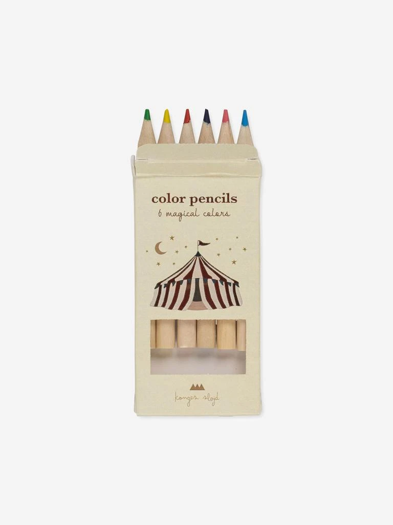 商品Konges Slojd|Konges Sløjd Kids Activity Book With Colouring Pencils in Beige (24cm),价格¥119,第3张图片详细描述