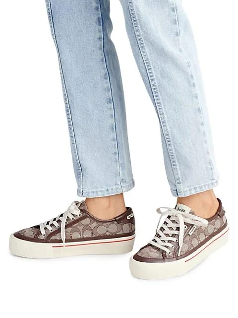 Citysole Logo-Embroidered Platform Low-Top Sneakers 商品