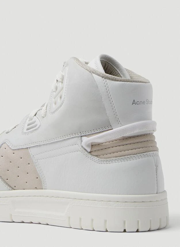 商品Acne Studios|08STHLM High Top Sneakers in White,价格¥1726,第5张图片详细描述