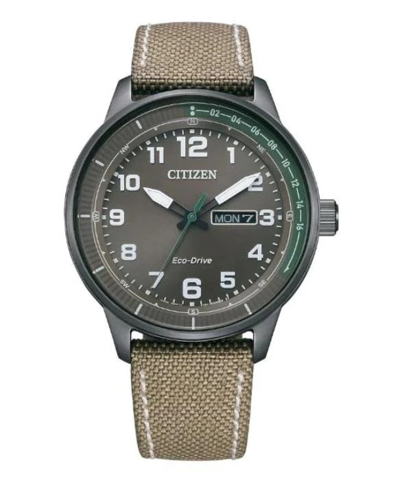 商品Citizen|西铁城光动能棕色表盘男士手表 BM8595-16H,价格¥967,第1张图片