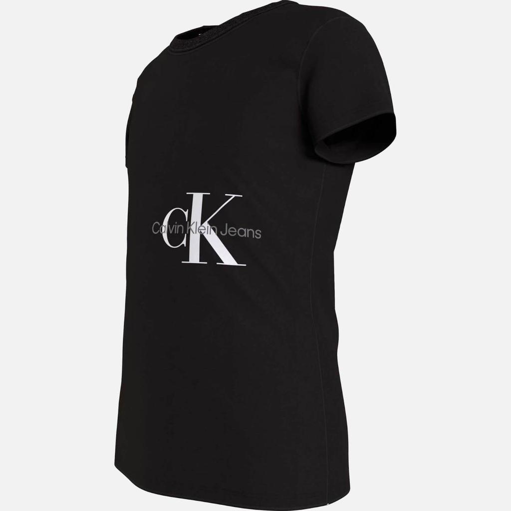 Calvin Klein Girls Monogram Slim Cotton-Jersey T-Shirt商品第3张图片规格展示