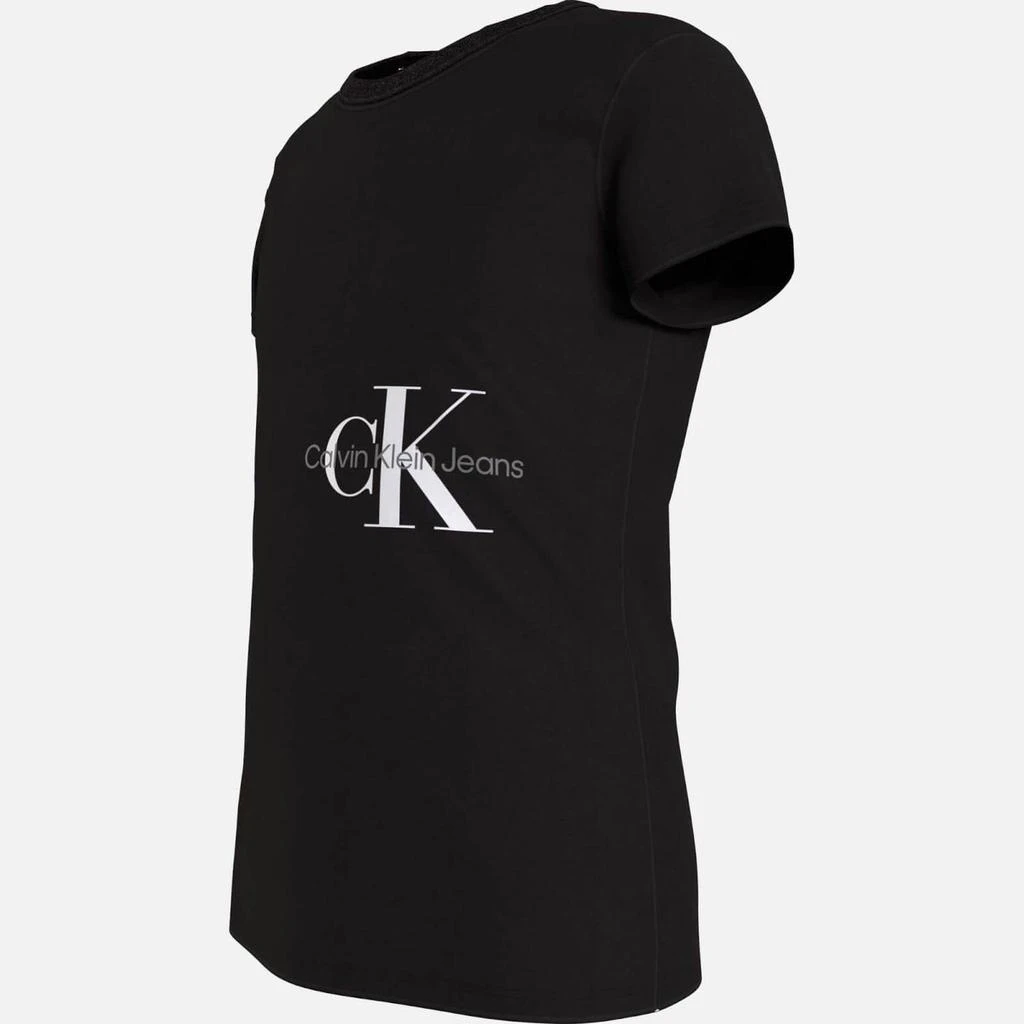 商品Calvin Klein|Calvin Klein Girls' Monogram Slim Cotton-Jersey T-Shirt,价格¥134,第3张图片详细描述