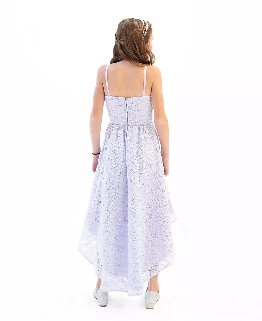 商品Rare Editions|Big Girls Sequin Lace Party Dress,价格¥437,第3张图片详细描述