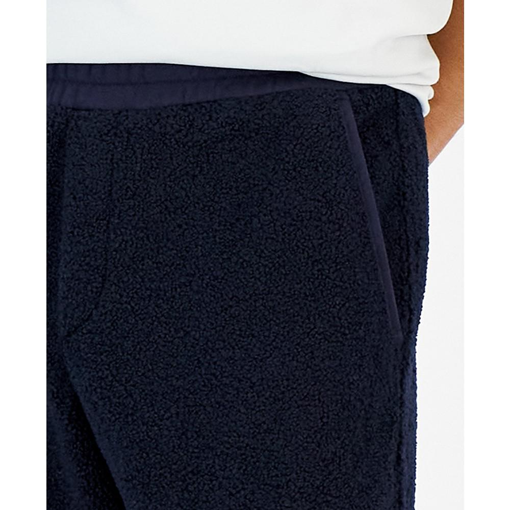 Men's Teddy Fleece Colorblock Sweatpants商品第4张图片规格展示