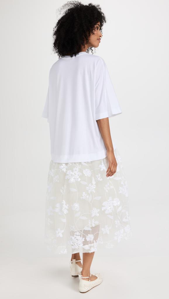 商品Simone Rocha|Simone Rocha 亮片覆面短袖 T 恤连衣裙,价格¥5156,第5张图片详细描述