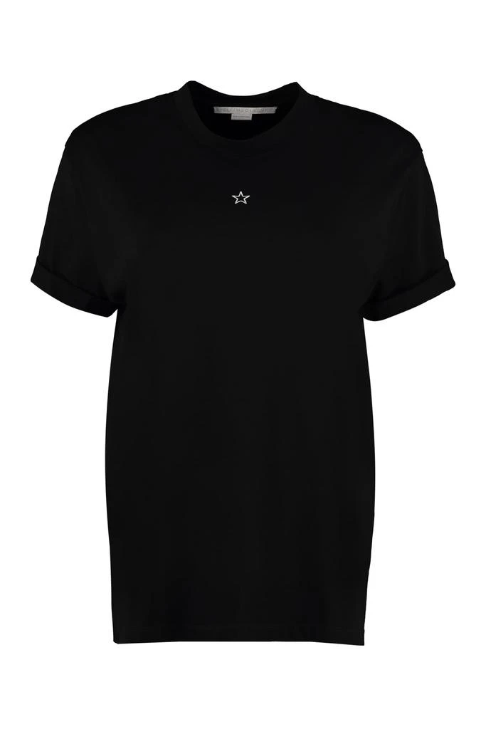 商品Stella McCartney|Stella McCartney Embroidered Star Detail Cotton T-shirt,价格¥2023,第1张图片