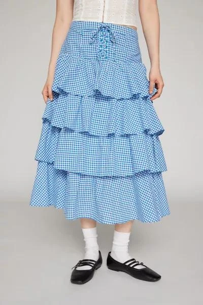 商品Kimchi Blue|Kimchi Blue Diana Tiered Maxi Skirt,价格¥749,第2张图片详细描述