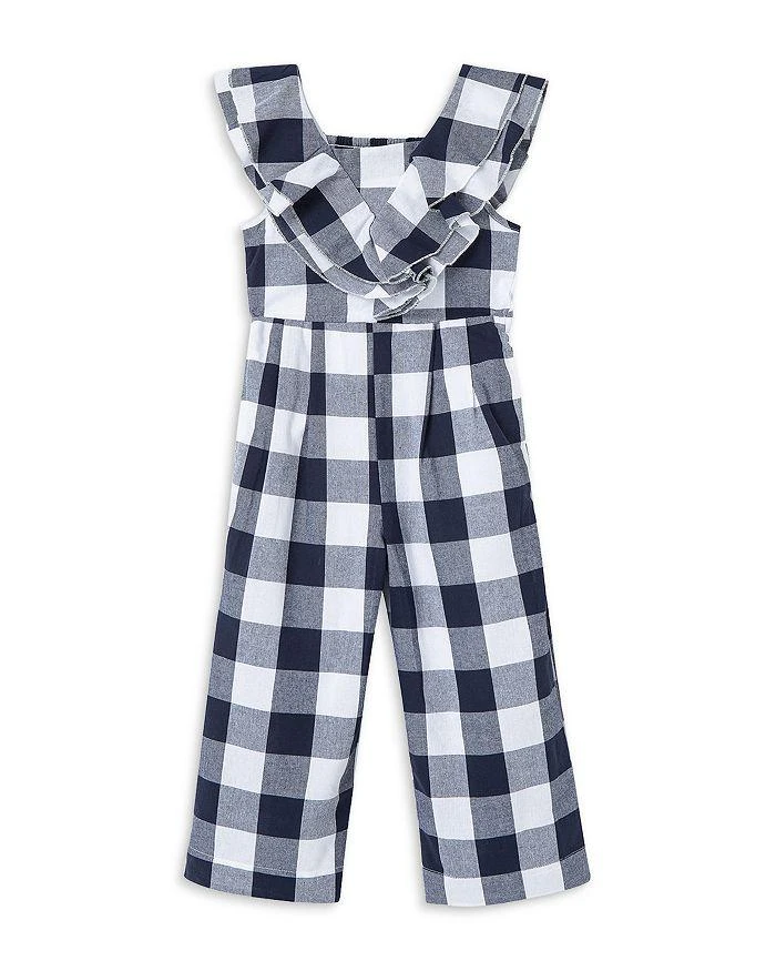 商品Habitual|Girls' Ruffle Wide Leg Jumpsuit - Little Kid,价格¥404,第1张图片