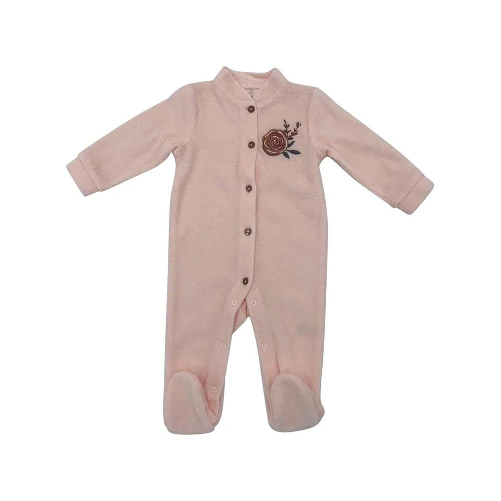 商品Chickpea|Baby Girls Cozy Footed Coverall with Headband, 2 Piece Set,价格¥39,第3张图片详细描述