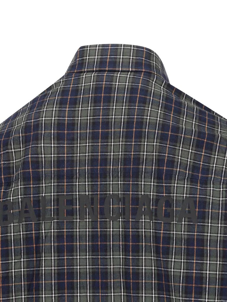 商品Balenciaga|Balenciaga Plaid Long-Sleeved Shirt,价格¥7250,第3张图片详细描述