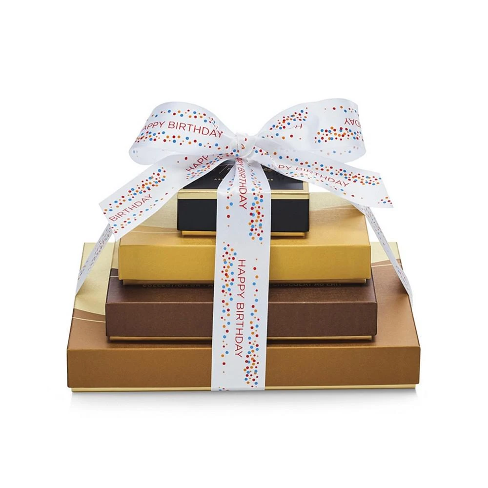 商品Godiva|Sweet Surprise Happy Birthday Ribbon Gift Tower,价格¥857,第1张图片