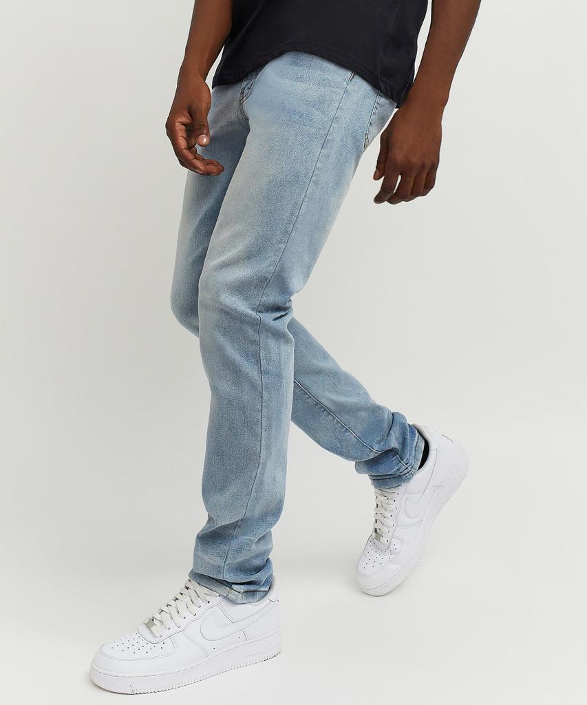 商品Reason Clothing|Wyatt Light Wash Slim Jeans,价格¥148,第5张图片详细描述