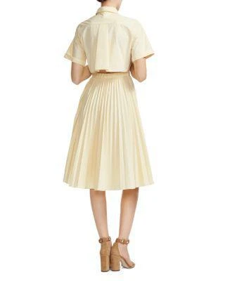 商品Maje|Rivers Embroidered Shirt Dress,价格¥1231,第2张图片详细描述