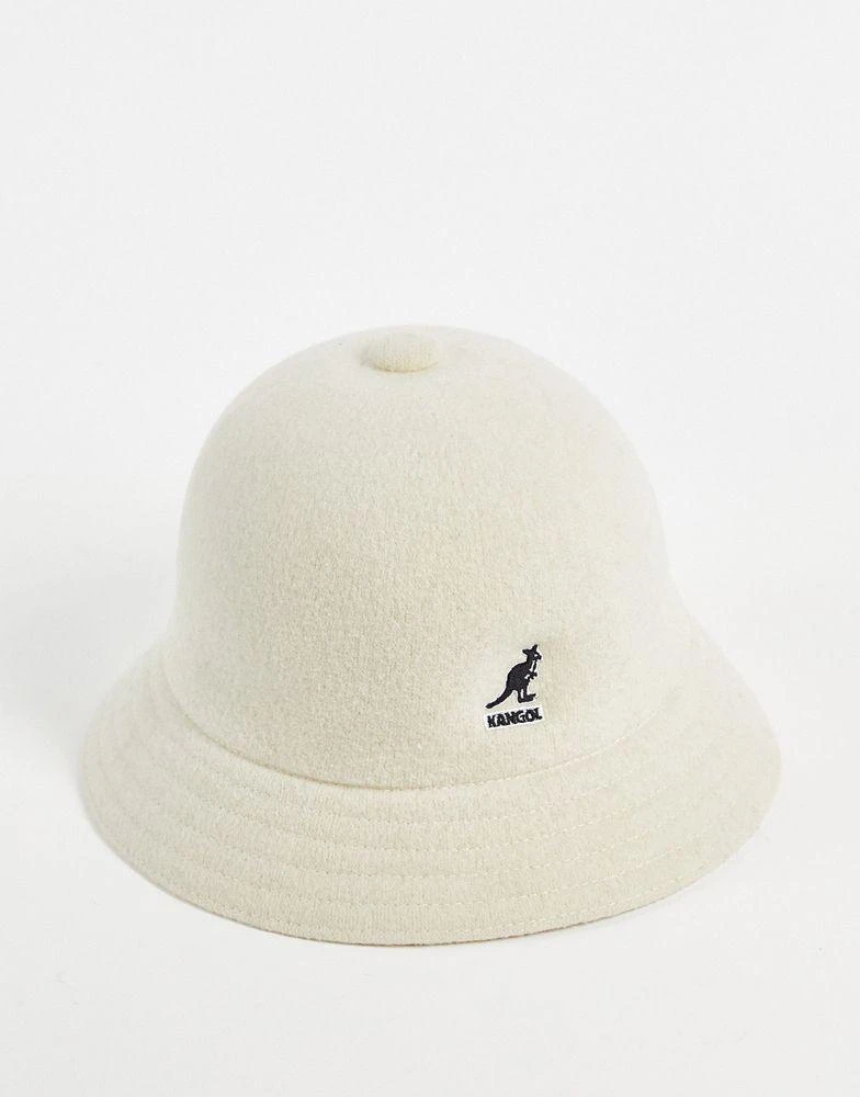 商品Kangol|Kangol wool casual bucket hat in white,价格¥743,第1张图片