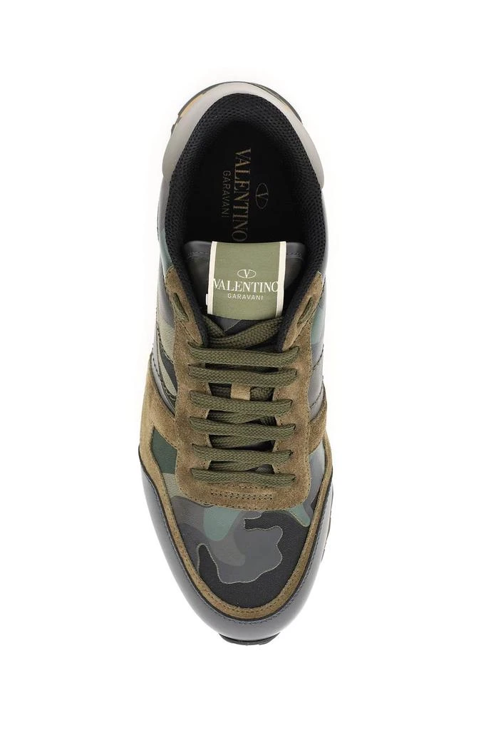 商品Valentino|Valentino garavani camouflage rockrunner sneakers,价格¥3458,第2张图片详细描述